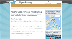 Desktop Screenshot of airportparkingvouchercodes.com